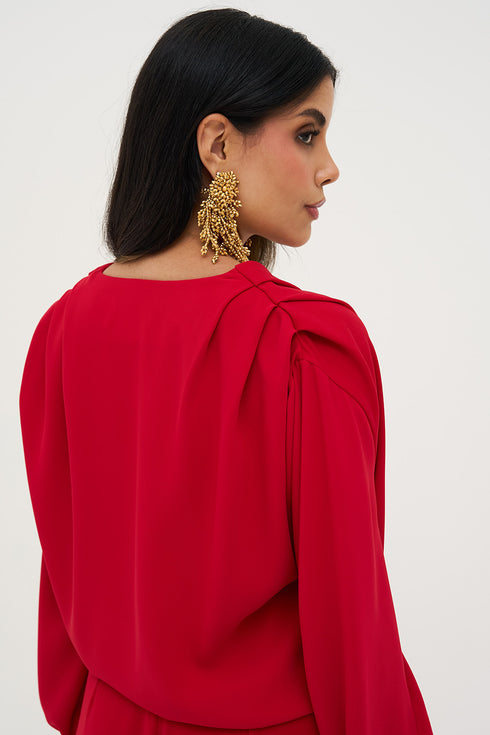 Doranza Red Blouse