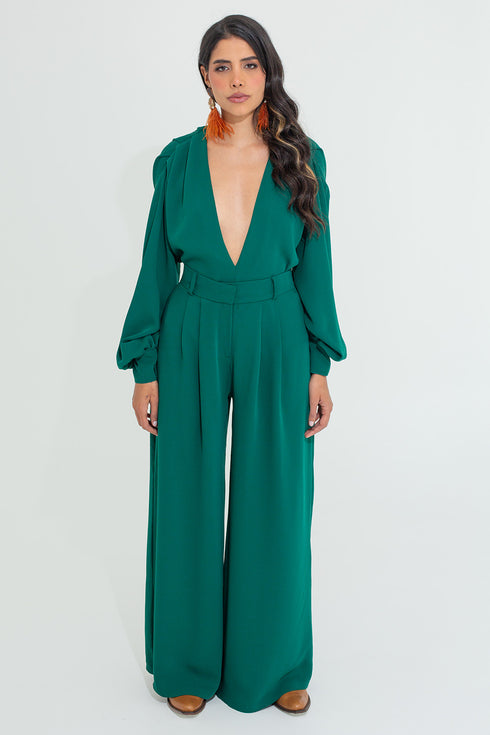 Doranza Green Blouse