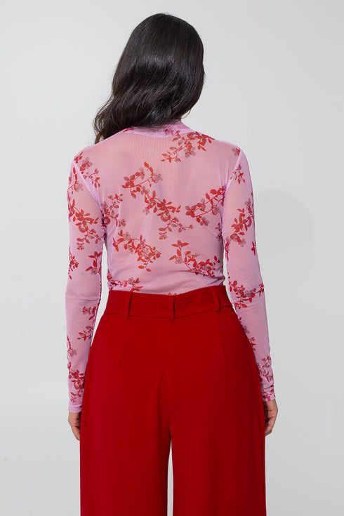 Maya Pink Floral Top