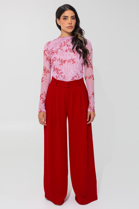 Maya Pink Floral Top