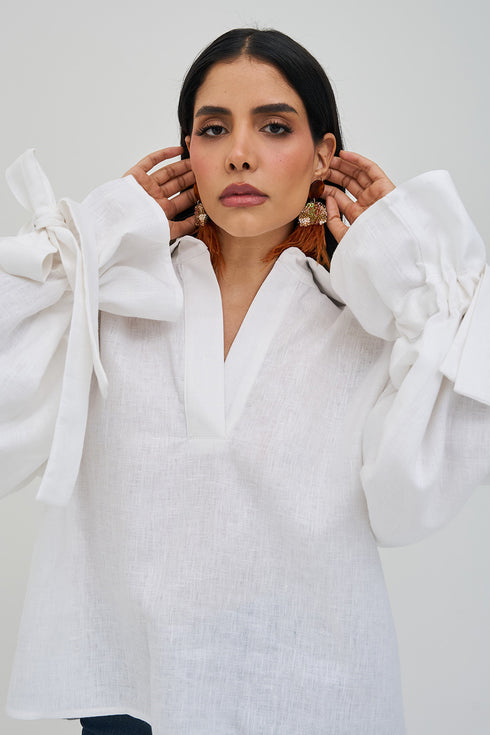 Solaya White Shirt